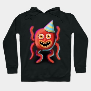 Colorful Birthday Monster Octopus Hoodie